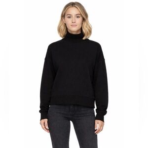 Re/Done Black Oversized Sweater